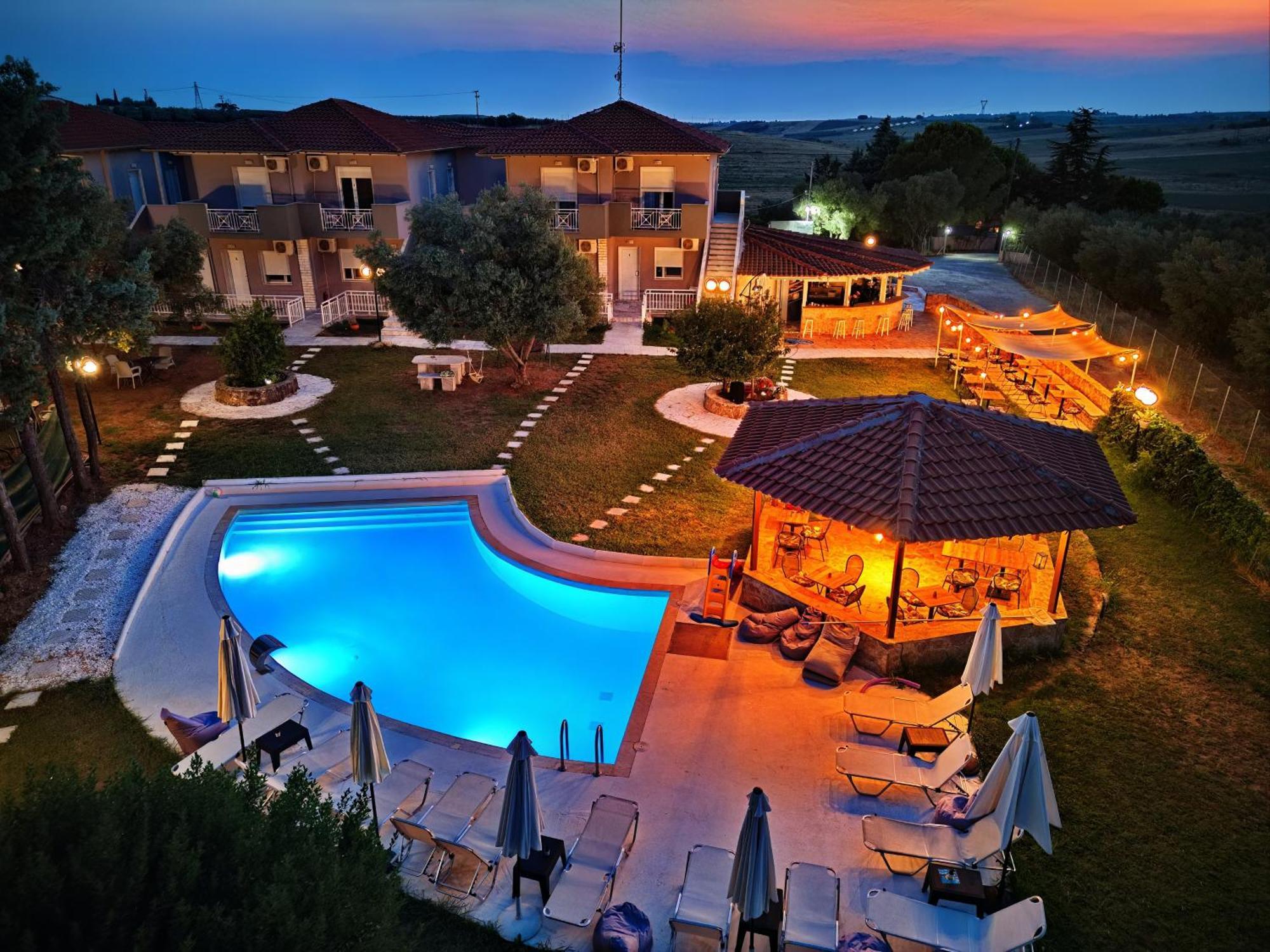 Marele Hills Apartments Néa Fókaia Dış mekan fotoğraf